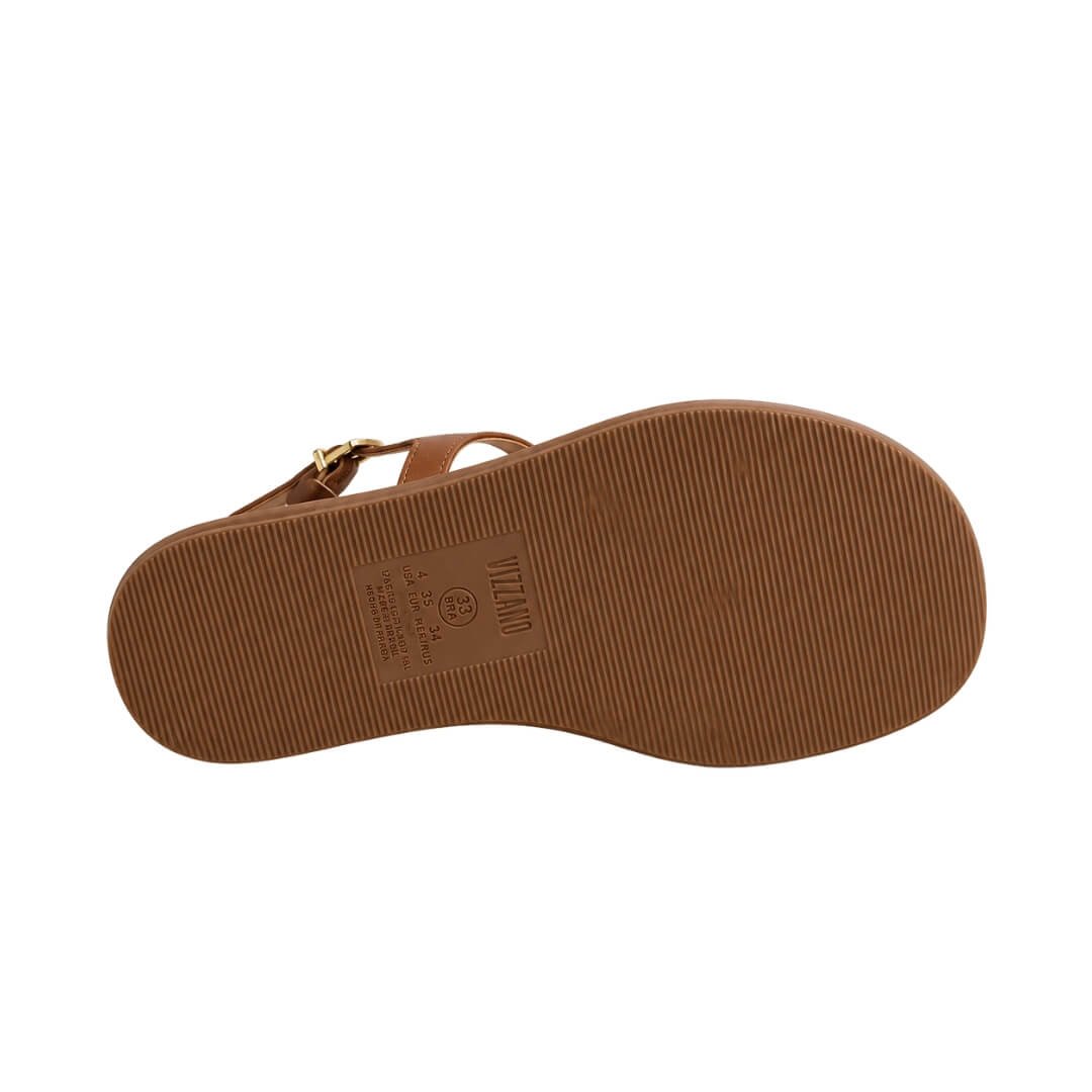 Sandália Feminina Vizzano 6506.127 Napa Calf Marrom 3