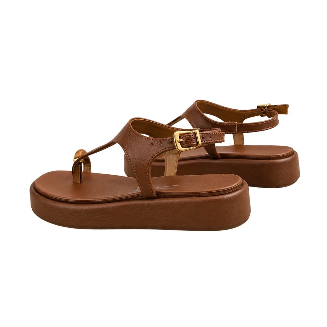 Sandália Feminina Vizzano 6506.127 Napa Calf Marrom 5