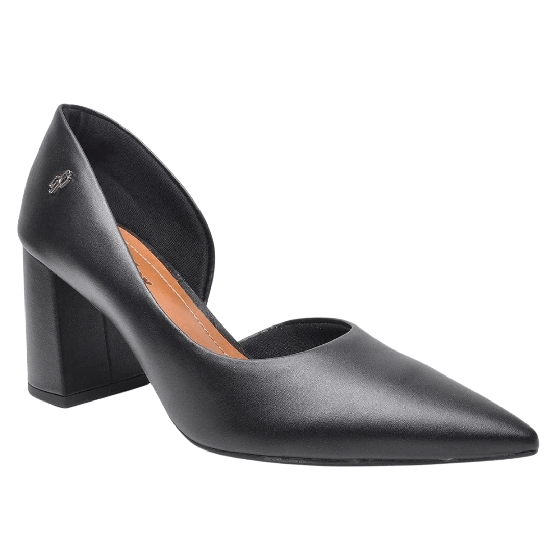 Scarpin Usaflex Ah0508009 Salto Bloco