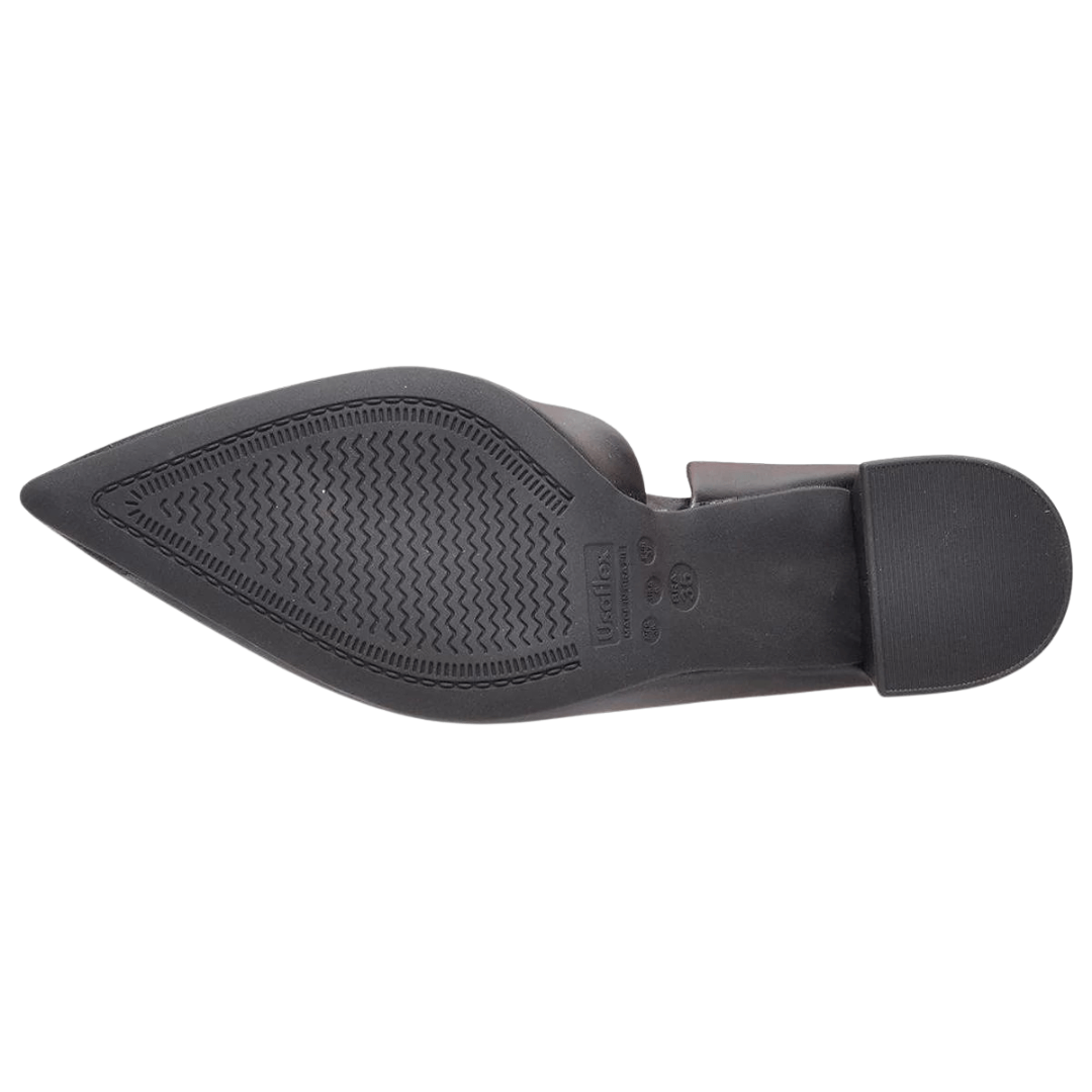 Scarpin Usaflex Ah0508009 Salto Bloco Preto 4