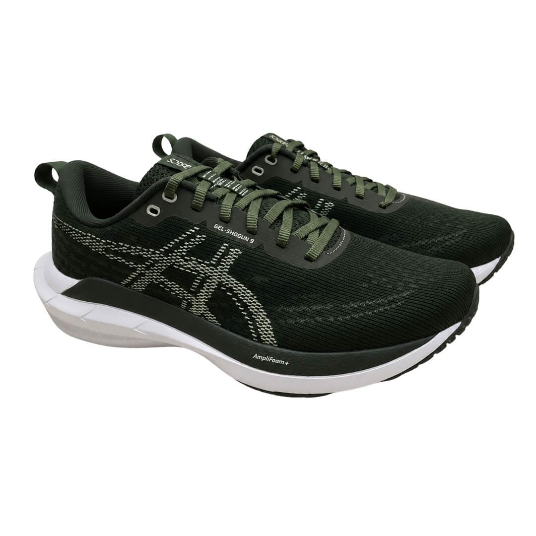 Tênis Masculino Asics 1011c357.200 Gel Shogun 9 Verde 4