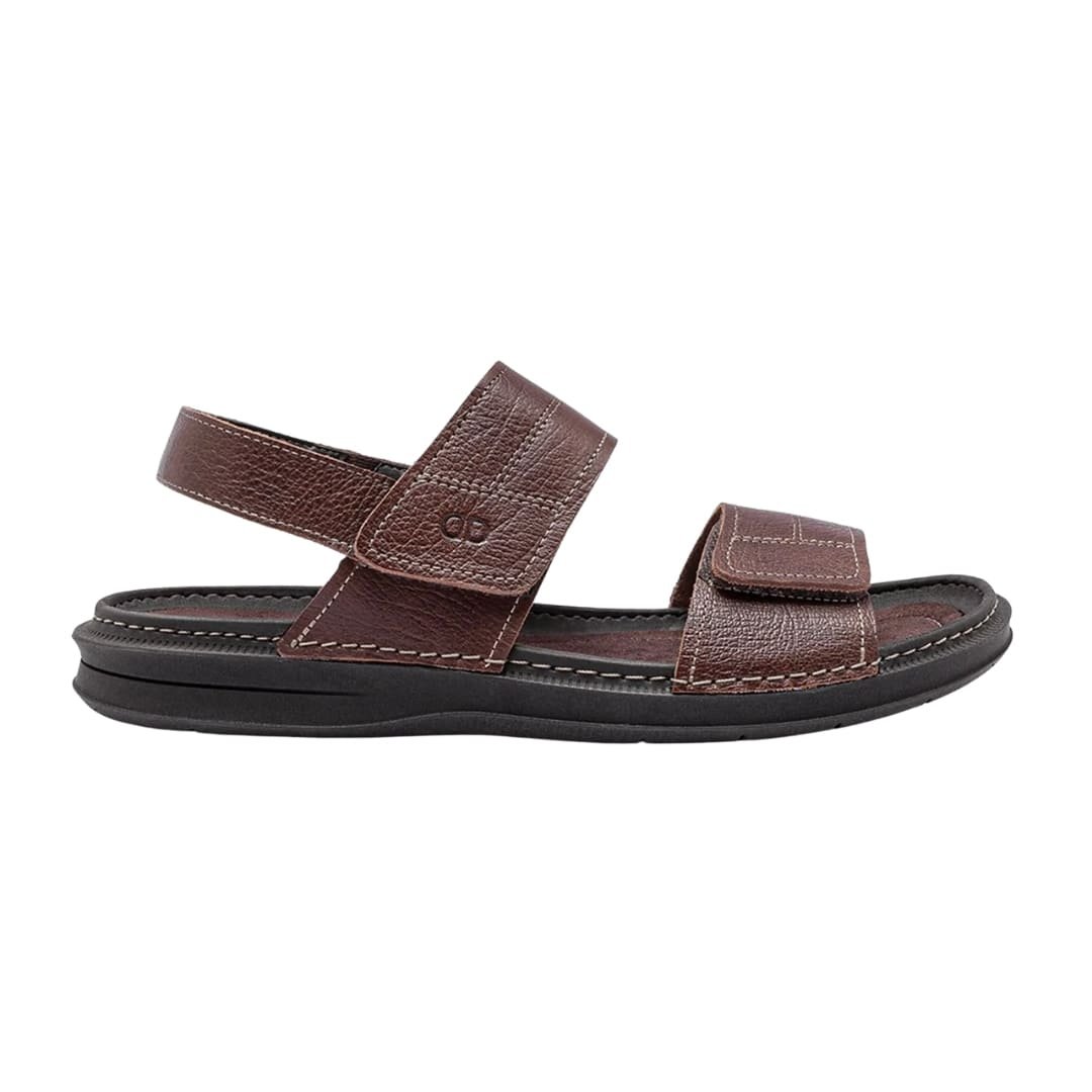 Sandália Masculina Democrata  693104 Lazy Em Couro