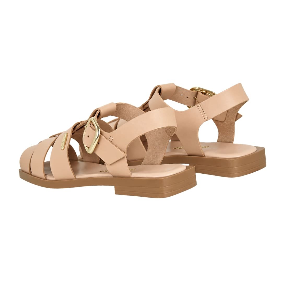 Sandália Feminina Bottero 381707 Couro Atanado Bege 3