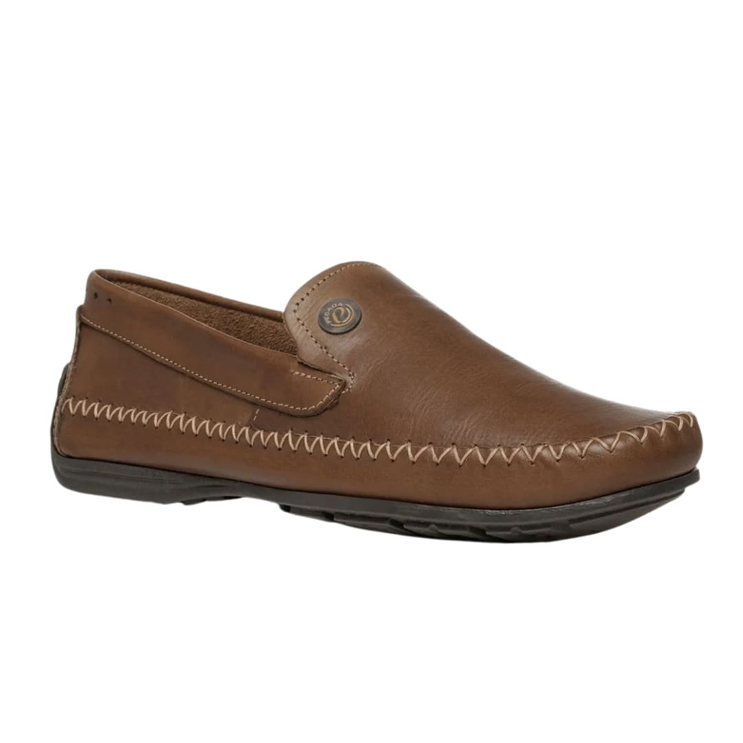 Mocassim Masculino Pegada 140771 Anilina Drive Marrom 3