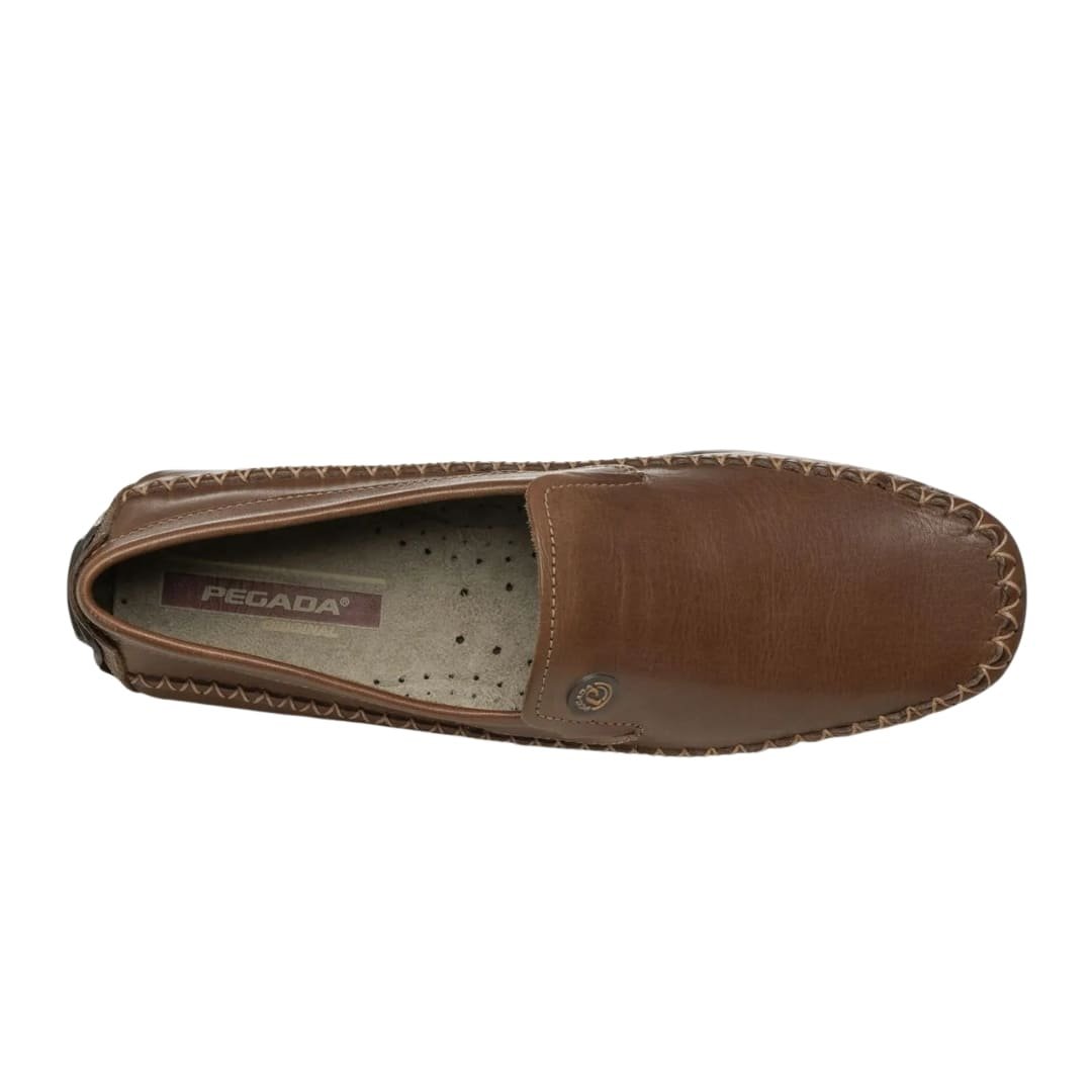 Mocassim Masculino Pegada 140771 Anilina Drive Marrom 5