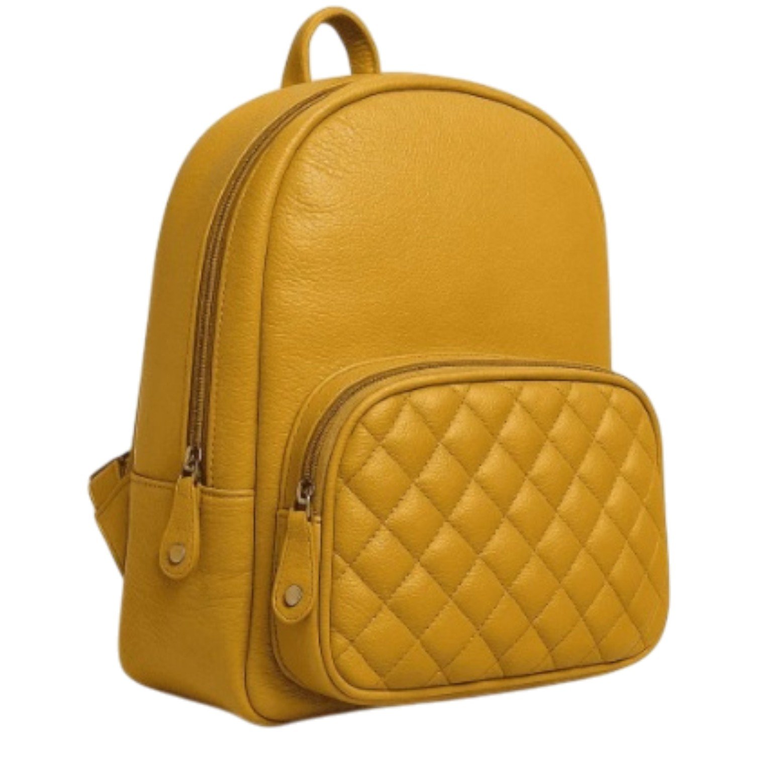 Mochila Feminina Pequena de Couro Legítimo Nina Matê Zup