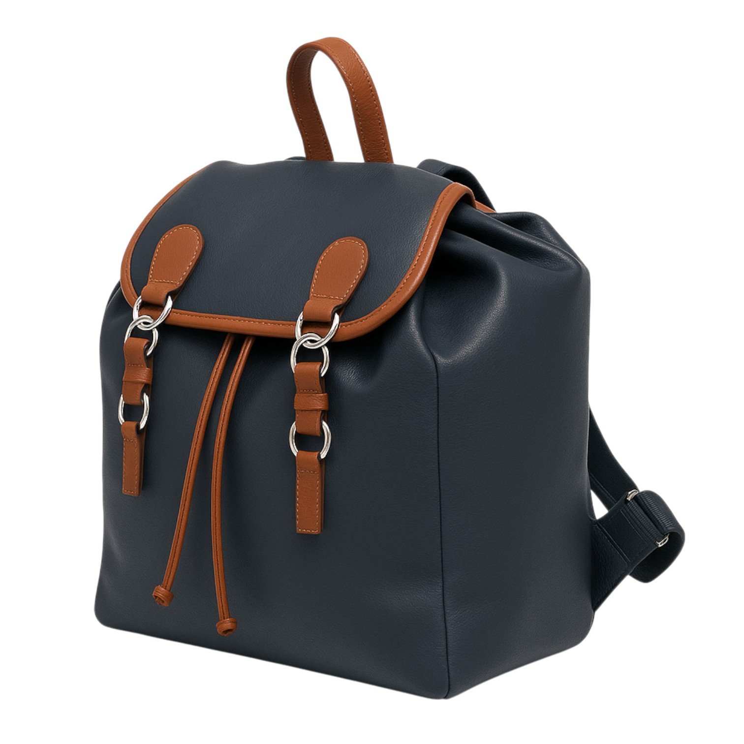 Mochila de Couro Essenza Zup Casual e Executiva