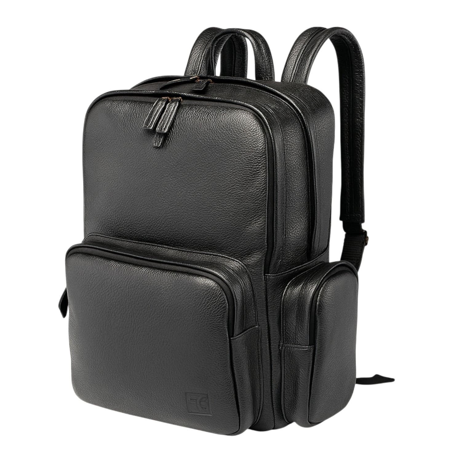 Mochila Executiva de Couro Mamute com Porta Notebook 15.6? Zup | Unissex Preto 2