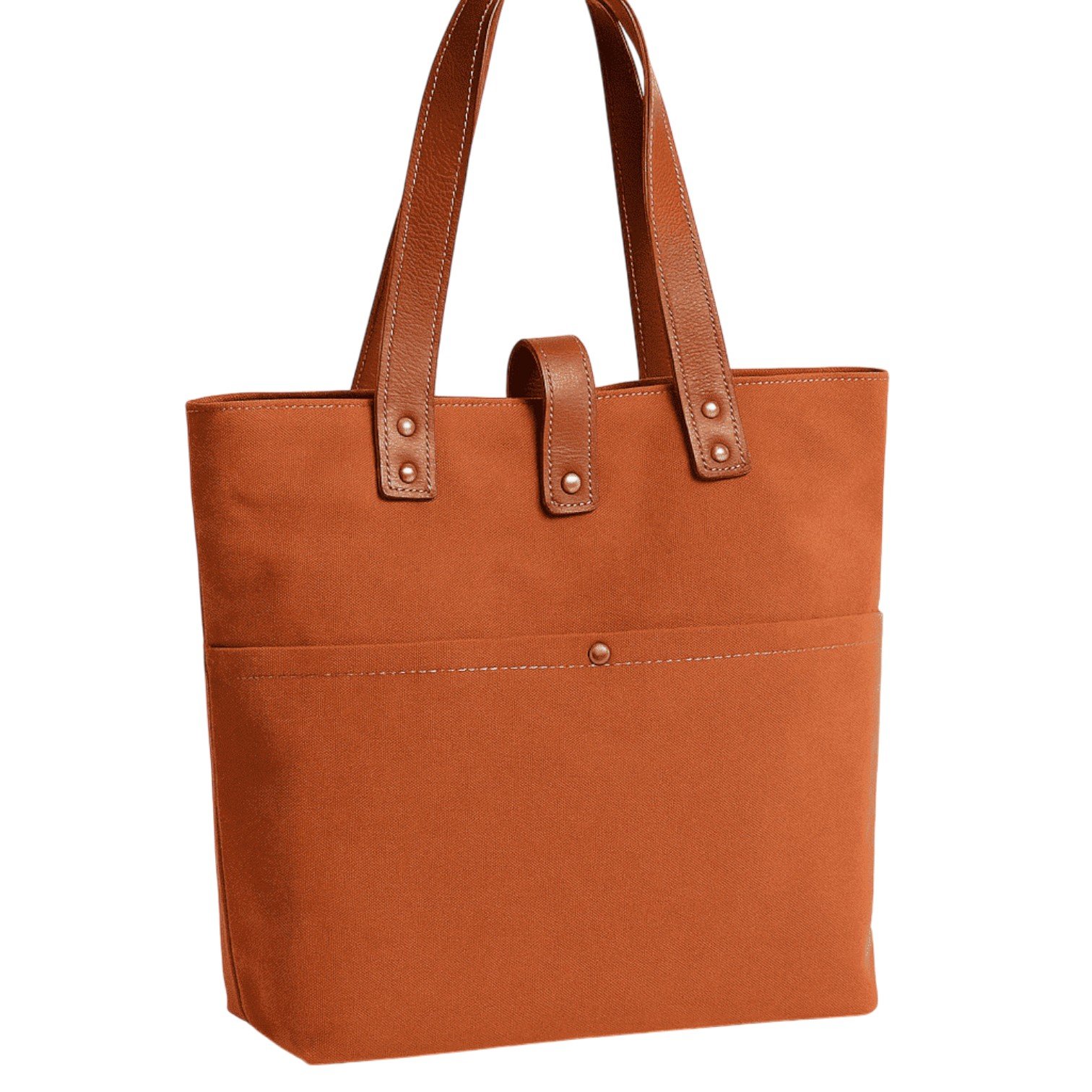 Bolsa Feminina de Lona com Alça em Couro Legítimo Zup | Casual e Elegante