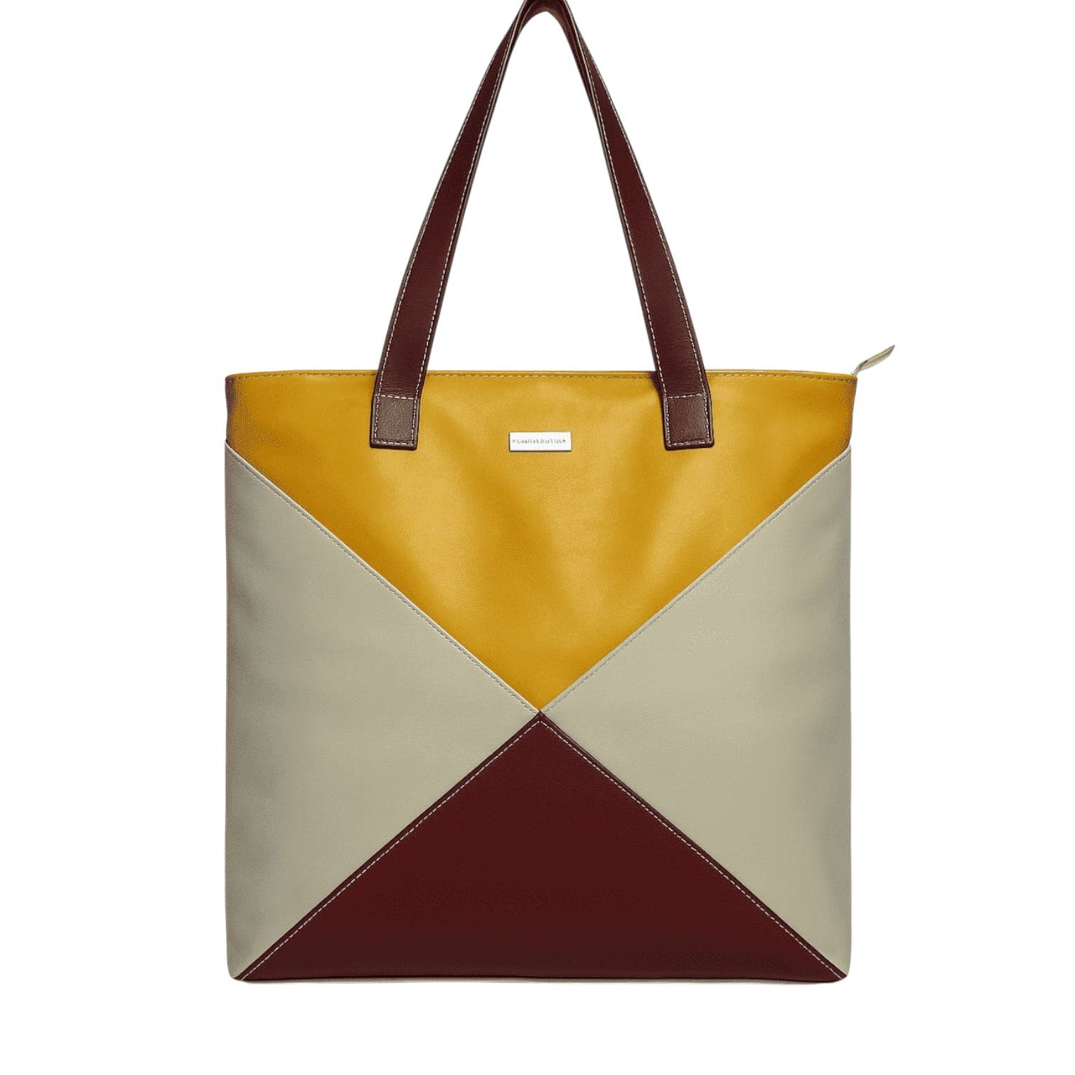 Bolsa Feminina de Couro Fashion Triangle Zup