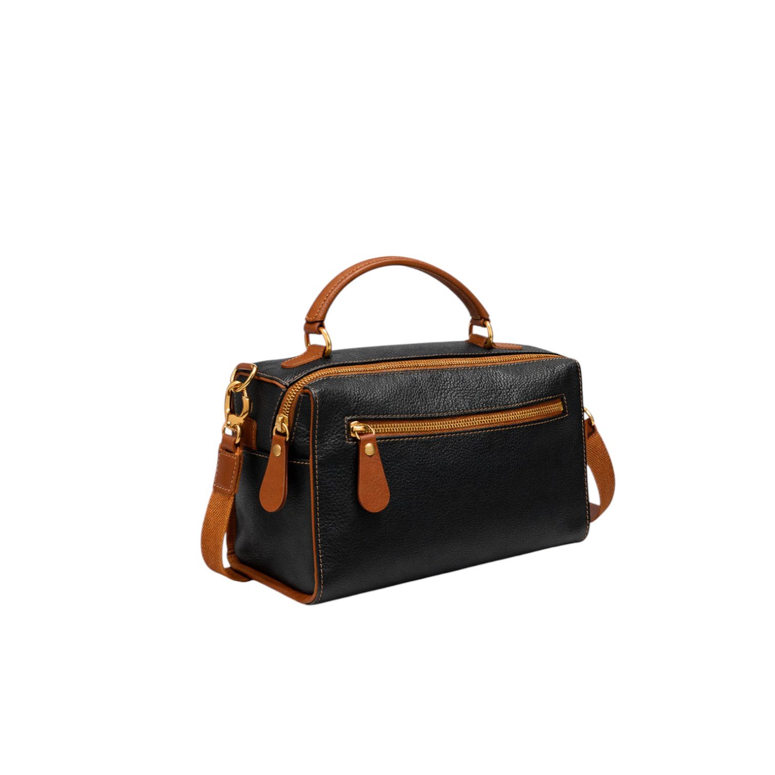 Bolsa Feminina de Couro Legítimo Manhattan Zup Bags Preto 2