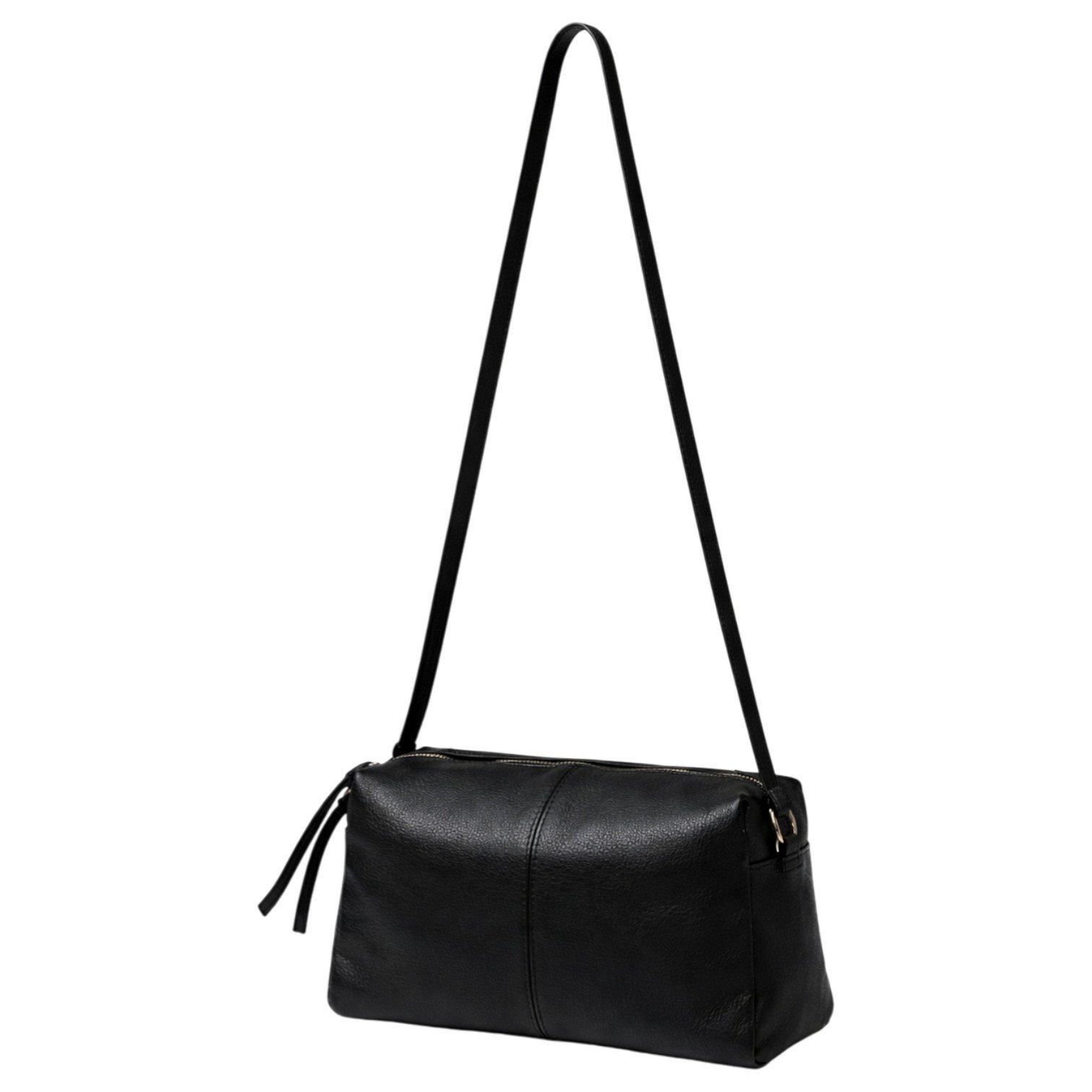 Bolsa Verona Couro Legítimo Crossbody Feminina Zup Bags Preto 3