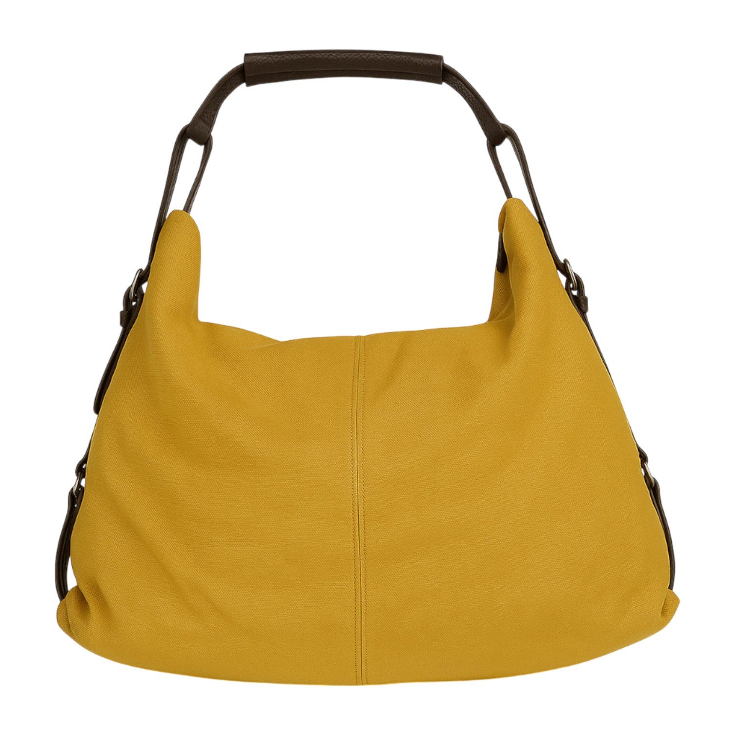 Bolsa Feminina de Lona stripped Zup Amarelo 2