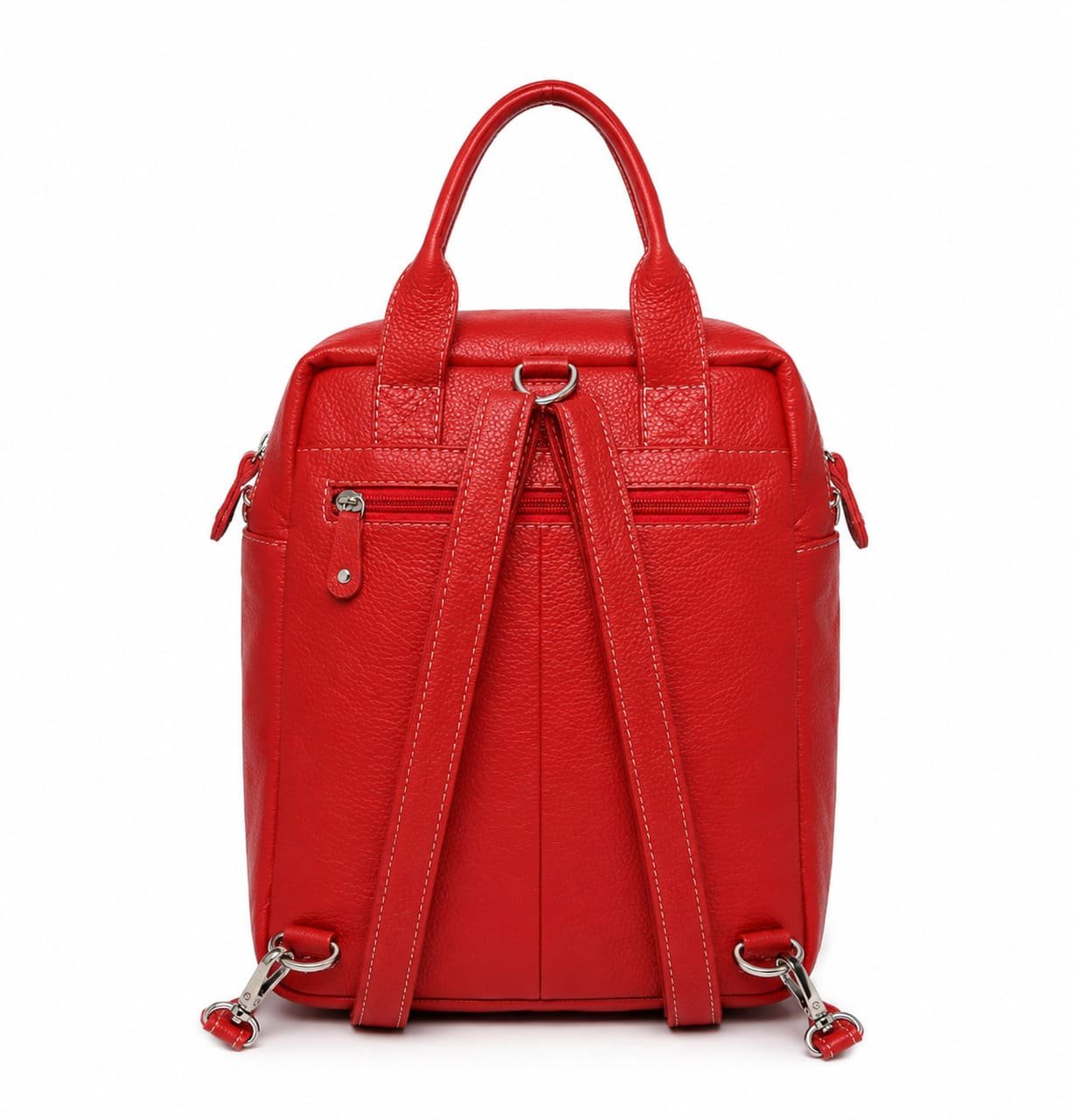 Mochila Bolsa Feminina Capri 4 em 1 Vermelho 4