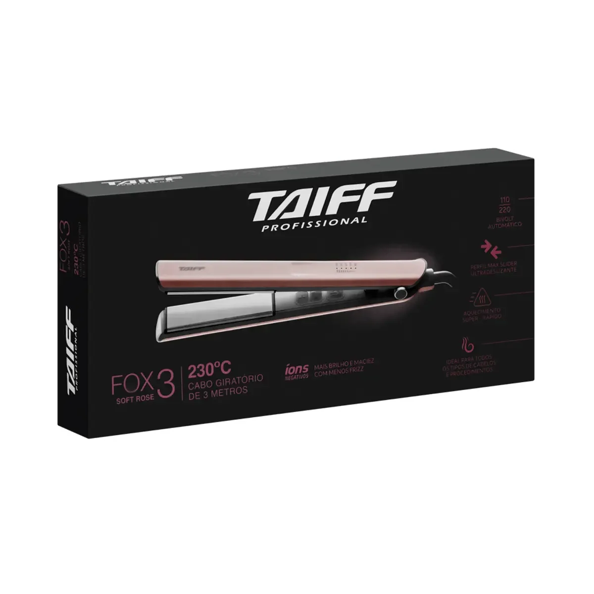 Chapa Fox 3 Soft Rose 150ºC - 230ºC Rosa 6