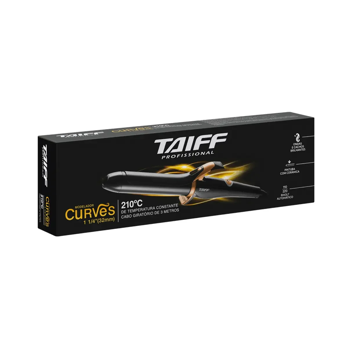 Modelador Curves 32mm 210ºC Preto 6