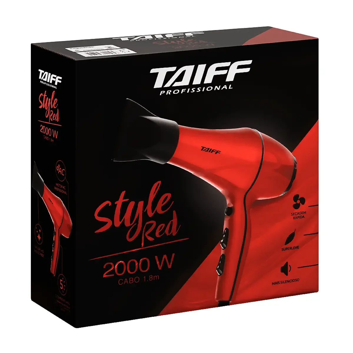 Secador de Cabelo Style Red 2000W Red 6