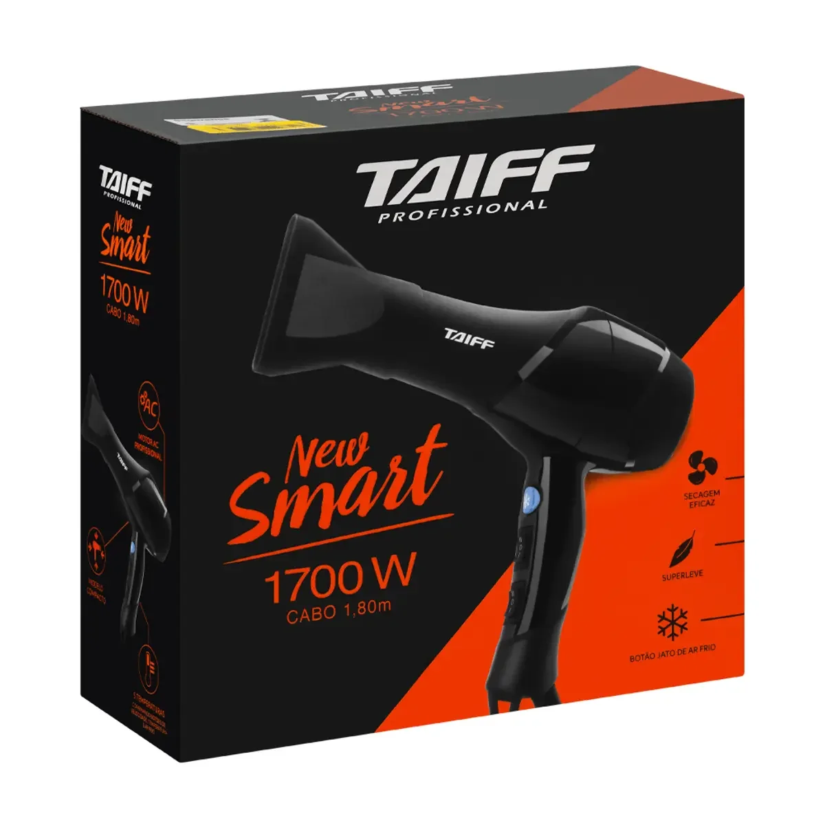 Secador de Cabelo New Smart 1700W Preto 6