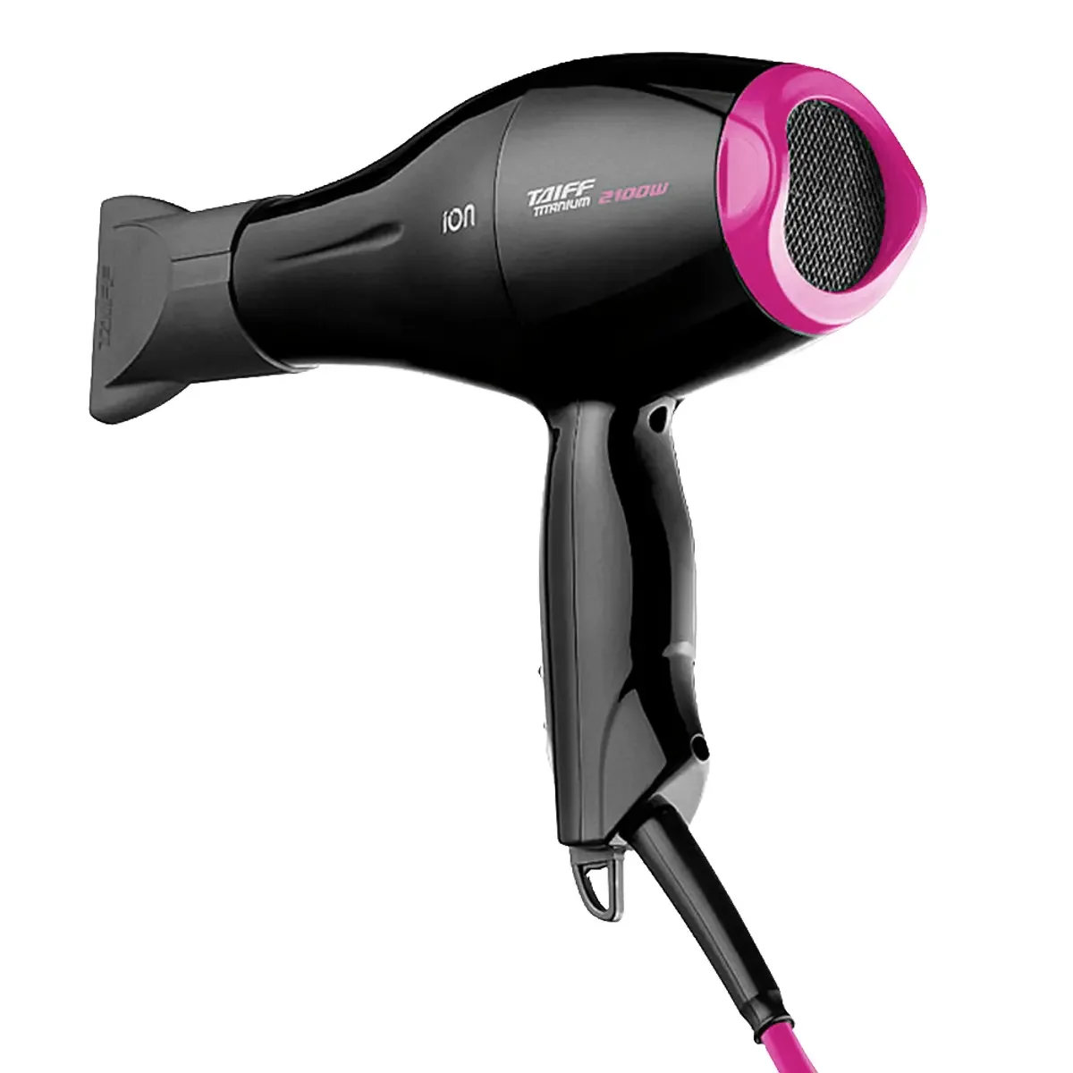 Secador de Cabelo Titanium 2100W Pink Preto 6