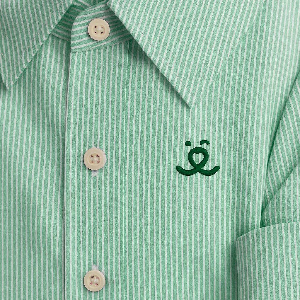 Camisa para Pet - Bento - Listrada Verde Verde 2