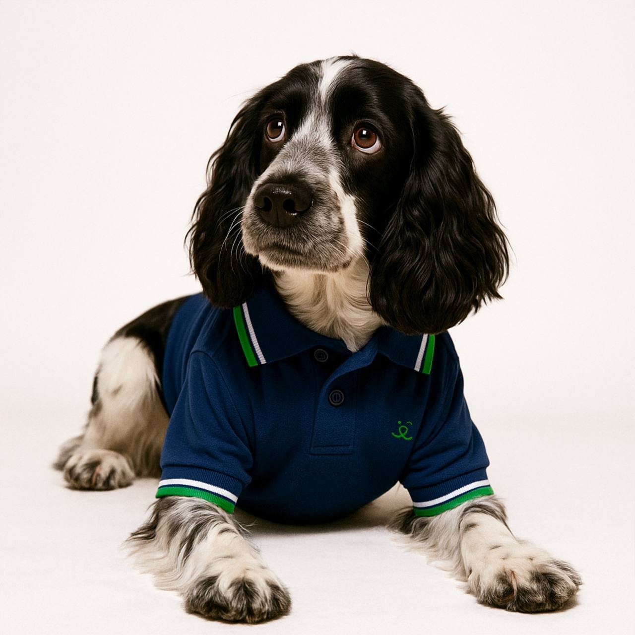 Camisa Polo para Pet - Azul Marinho Azul Marinho 2