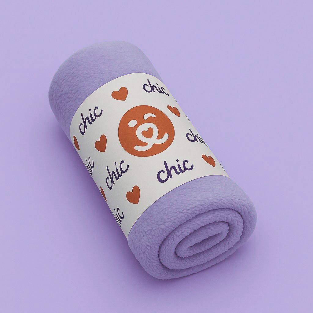 Mantinha Microfibra para Pet - PetChic - Lilás