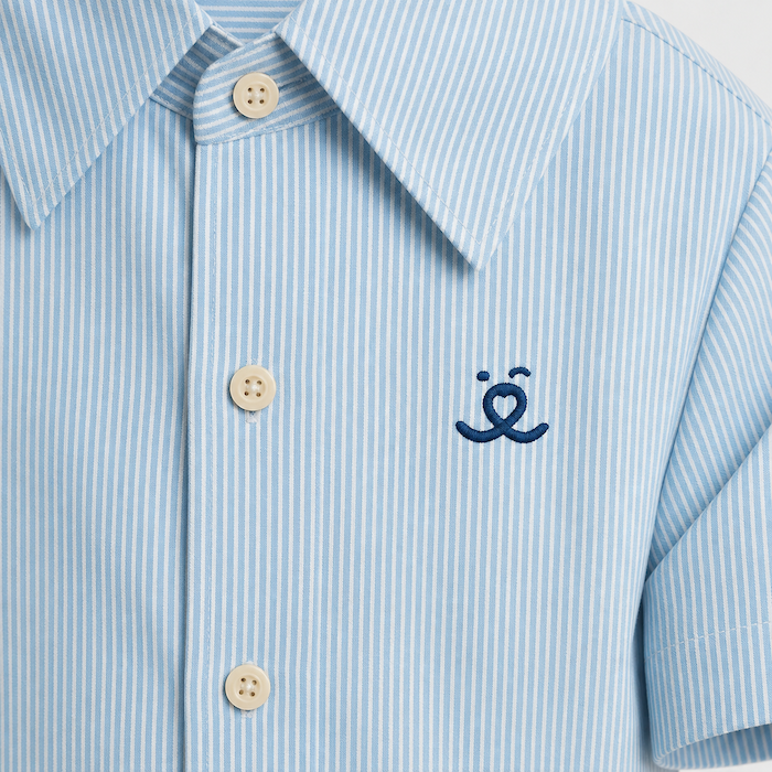 Camisa para Pet - PetChic - Social - Listrada Azul Bebê Azul Bebê 3