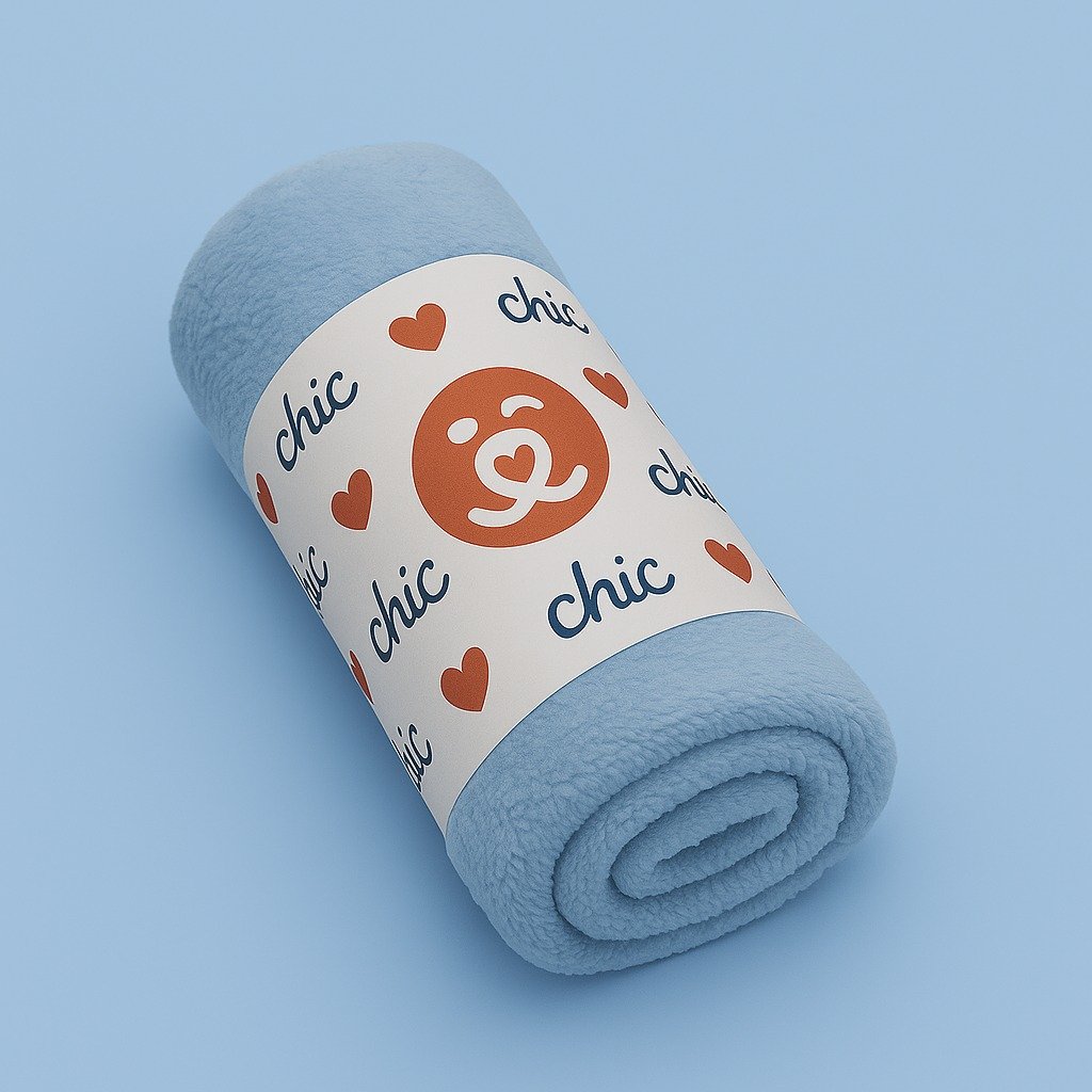 Mantinha Microfibra para Pet - PetChic - Azul