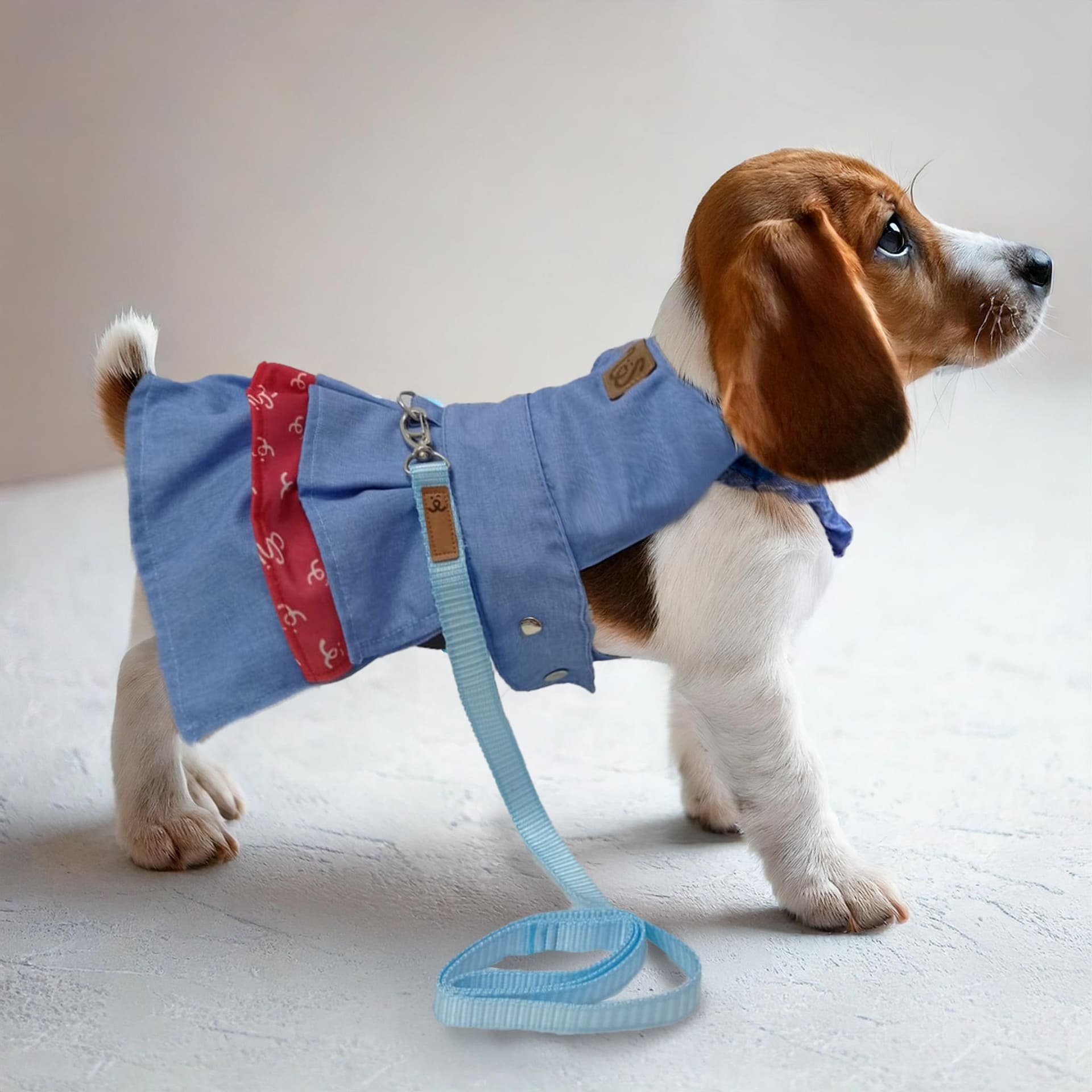 Jardineira para Pet - Zoe - Jeans