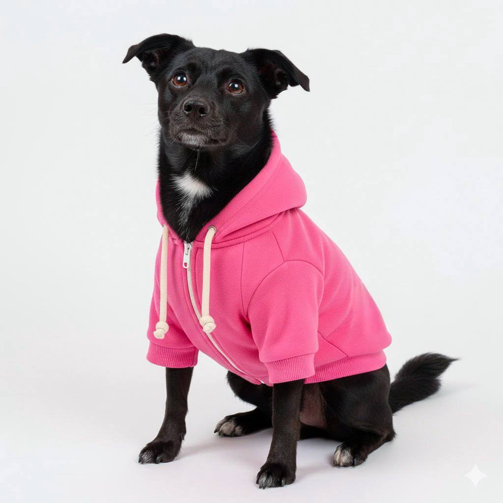 Moletom para Pet - com Capuz - Rosa