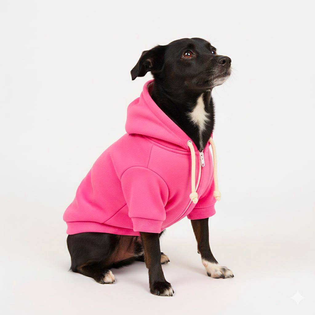 Moletom para Pet - com Capuz - Rosa Rosa 2