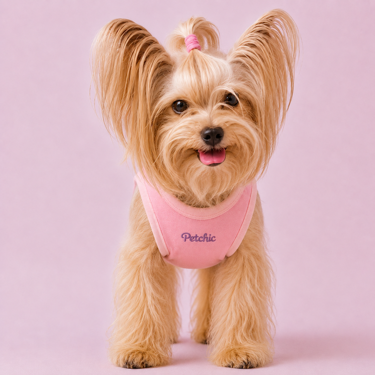 Macacão para Pet - PetChic - Rosa Rosa 2