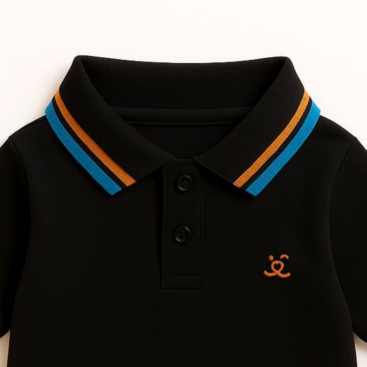 Camisa Polo para Pet - Preta Preto 3