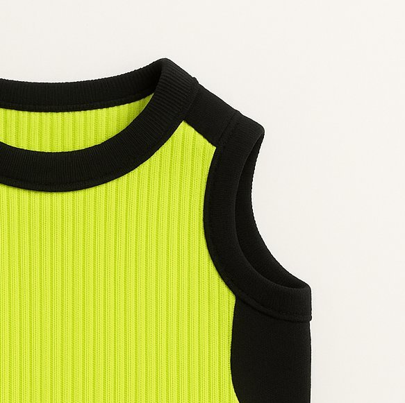 T-shirt para Pet - Bali - Verde Neon e Preto Verde Neon/Preto 2