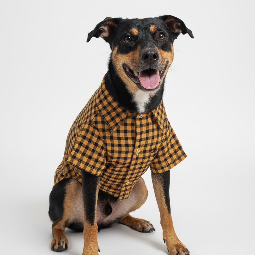 Camisa para Pet - Chico - Xadrez