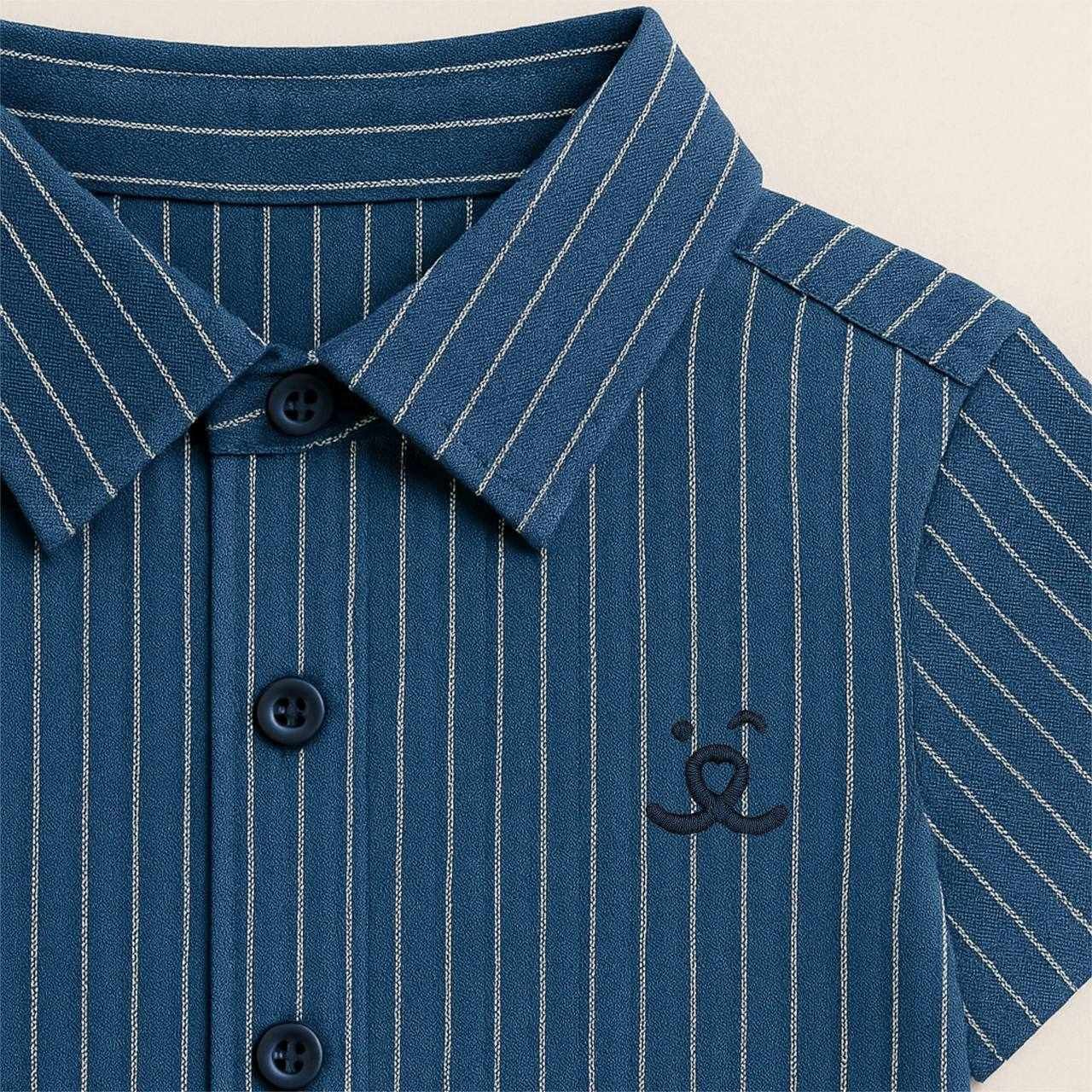 Camisa para Pet - Will - Listrada Azul Marinho Azul Marinho 2