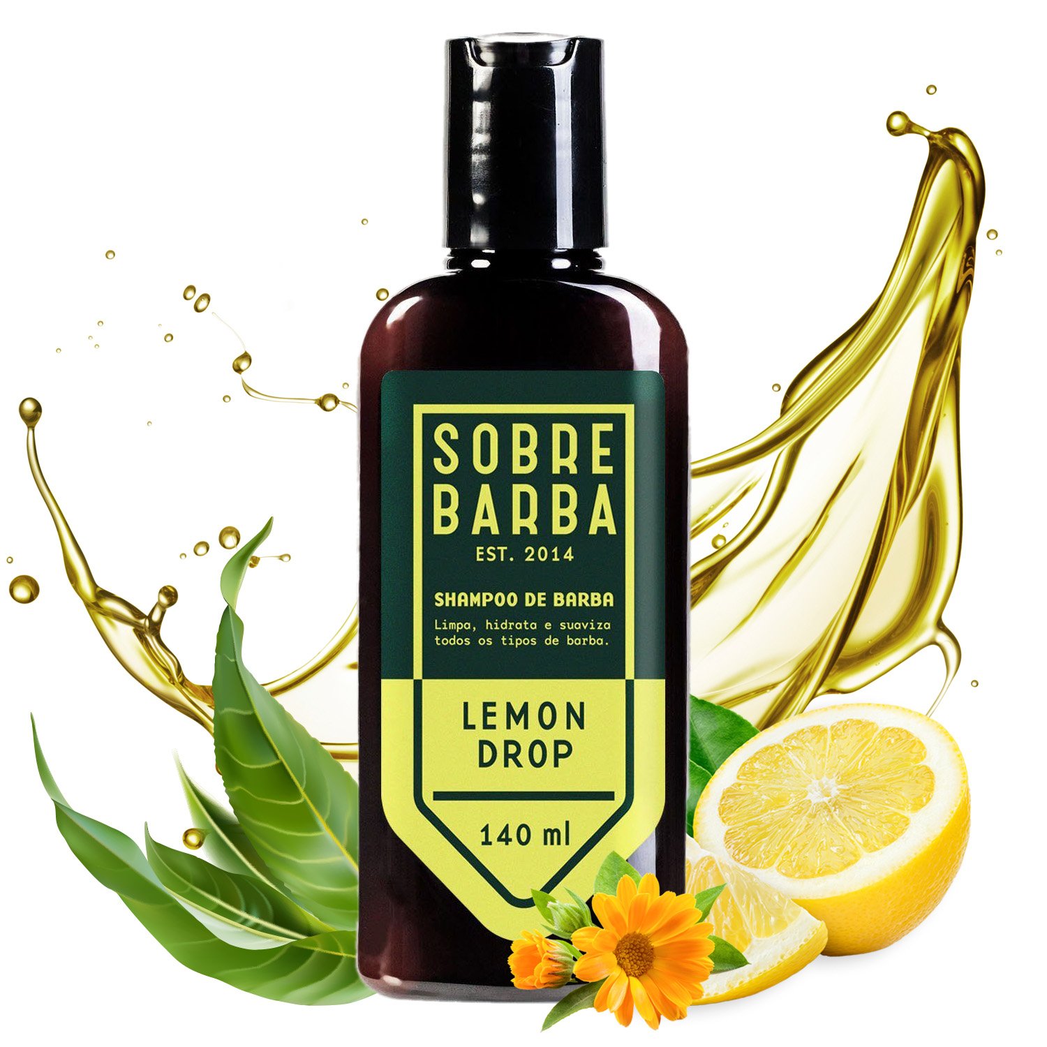 Shampoo de Barba Sobrebarba - Lemon Drop 140ml 140ml 3