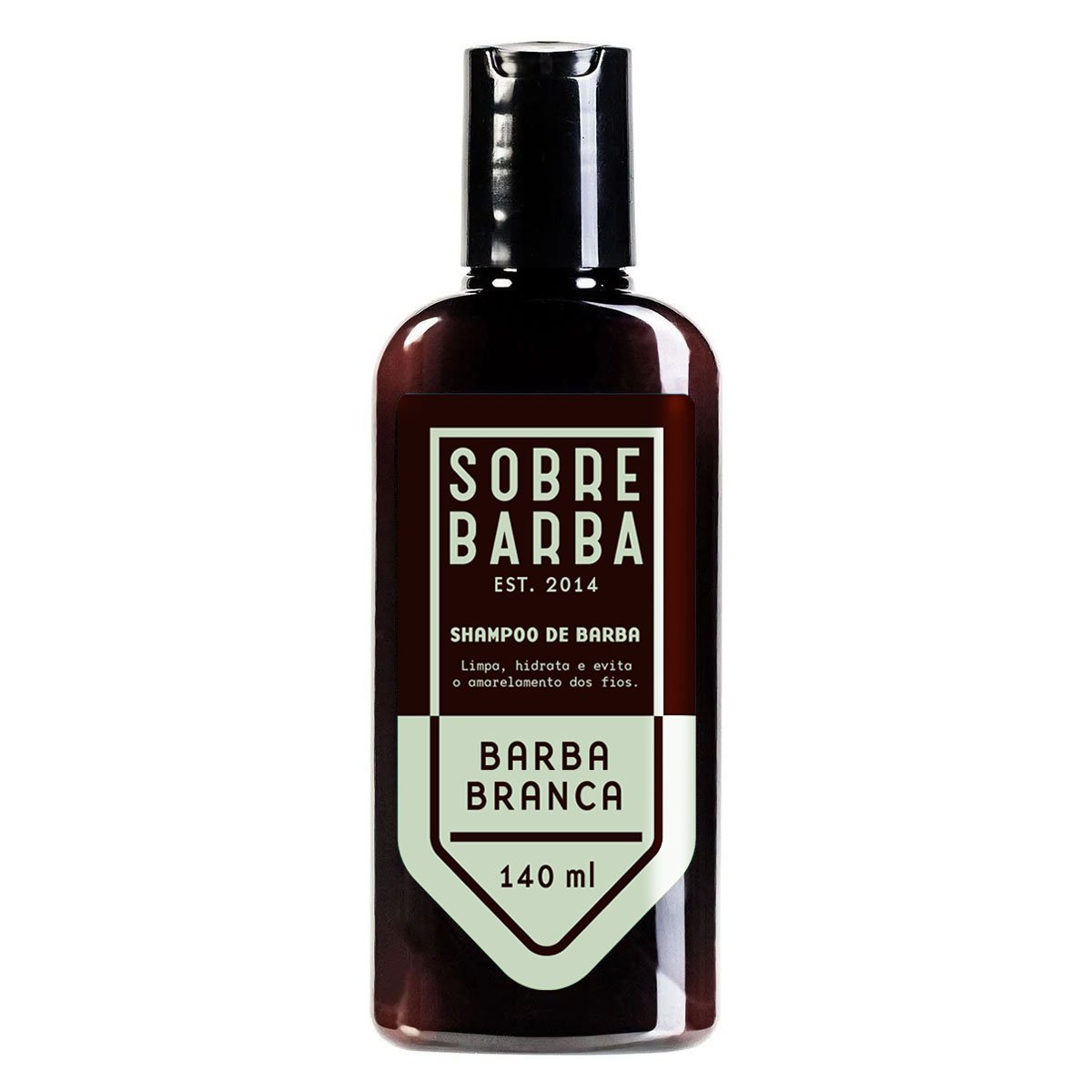 Shampoo Sobrebarba para Barbas Brancas 140ml