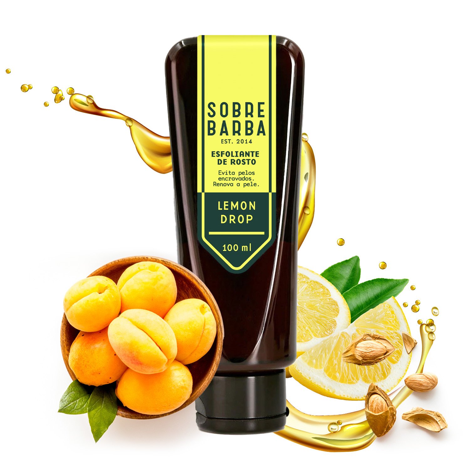 Esfoliante de Rosto Sobrebarba - Lemon Drop 100ml 100ml 2