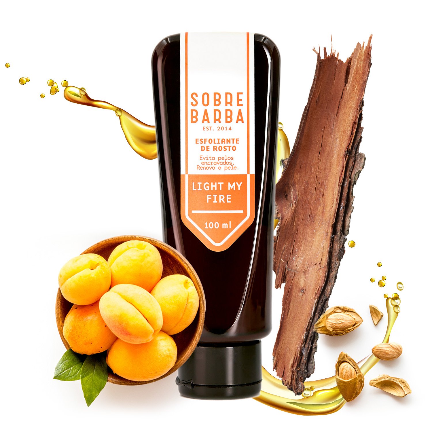 Esfoliante de Rosto Sobrebarba - Light my Fire 100ml 100ml 2