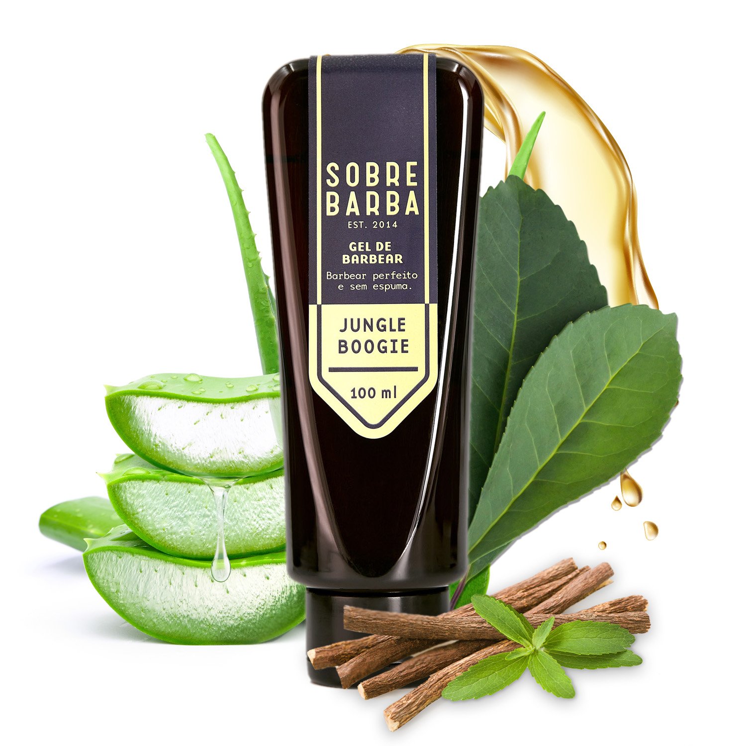 Gel de Barbear Sobrebarba - Jungle Boogie 100ml 100ml 2