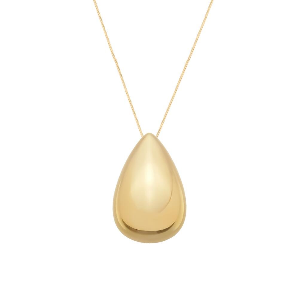 Colar Dourado de Gota