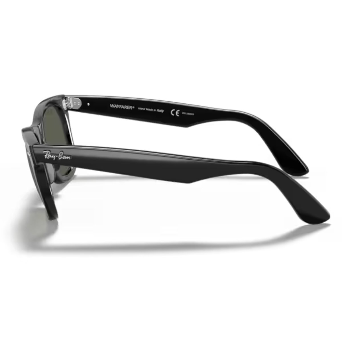 Oculos de Sol Ray-Ban Wayfarer Classico Lente Verde Polarizada RB2140 901/5850 Preto 5