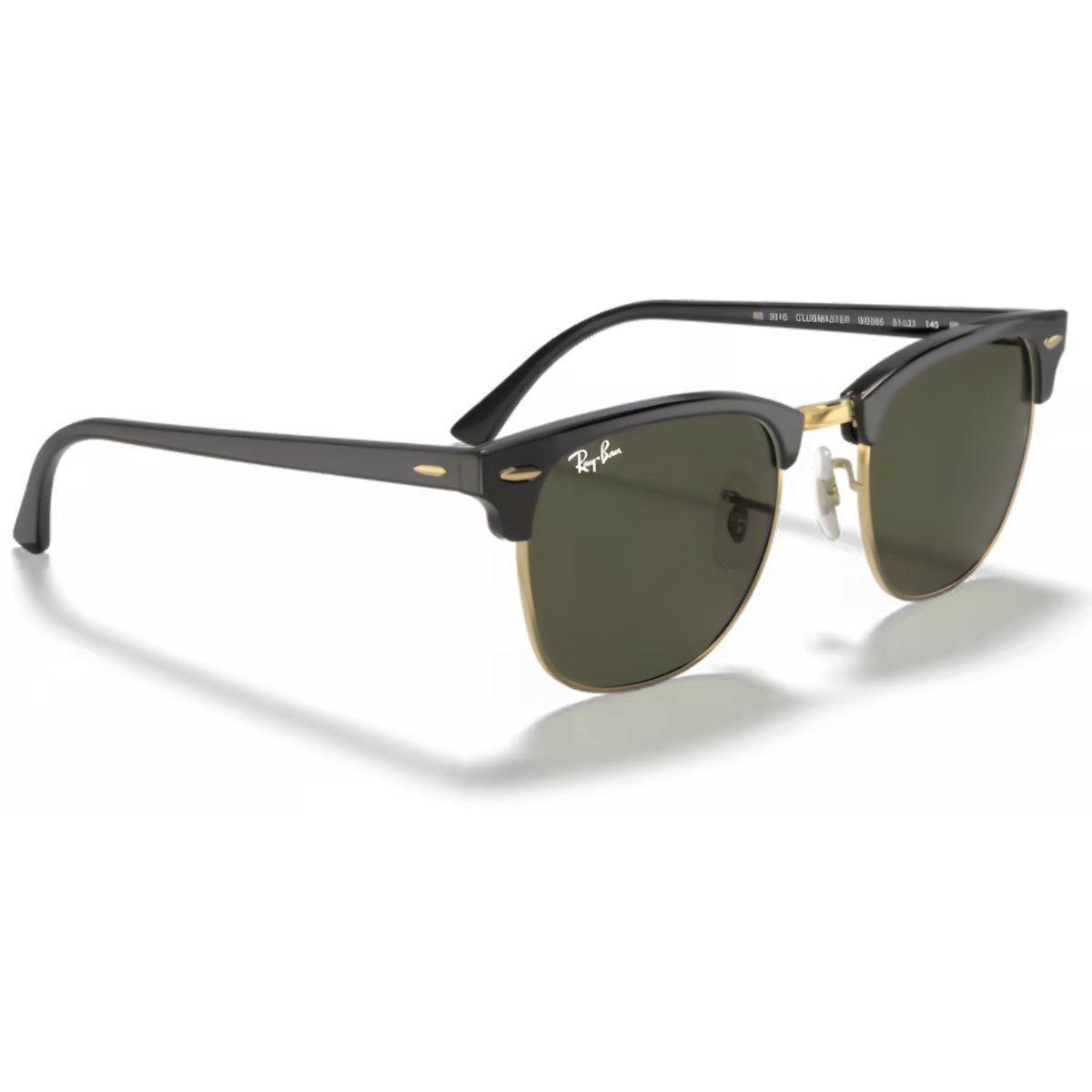 Oculos de Sol Ray-Ban Clubmaster Classic RB3016 W0365 55 Preto 2