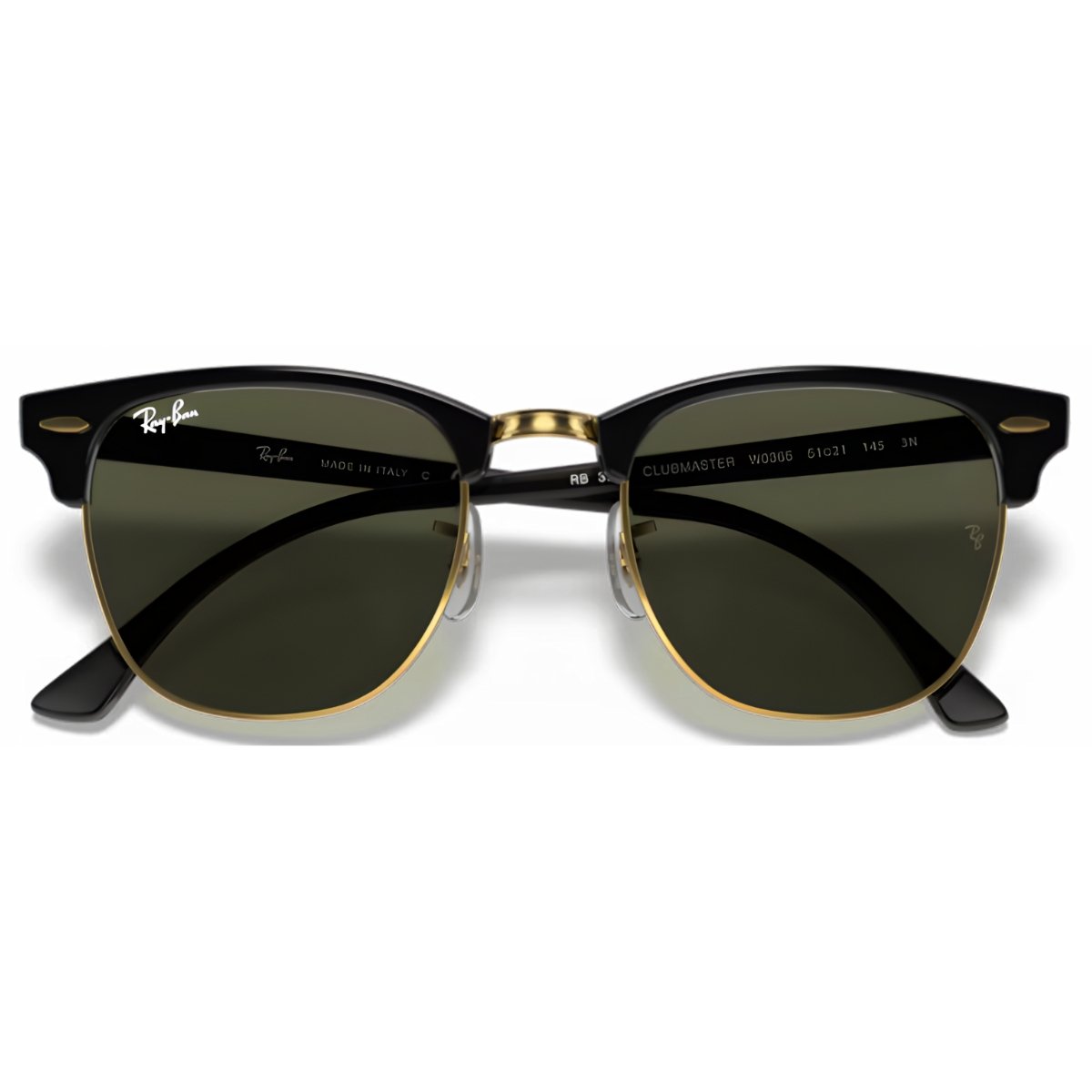 Oculos de Sol Ray-Ban Clubmaster Classic RB3016 W0365 55 Preto 6