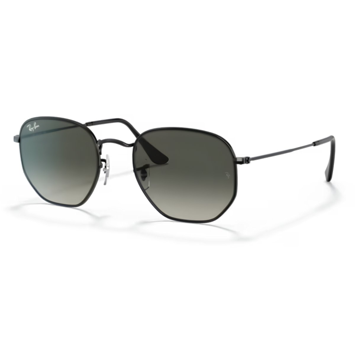 Oculos de Sol Ray-Ban Hexagonal Polido Preto RB3548 002/71 54