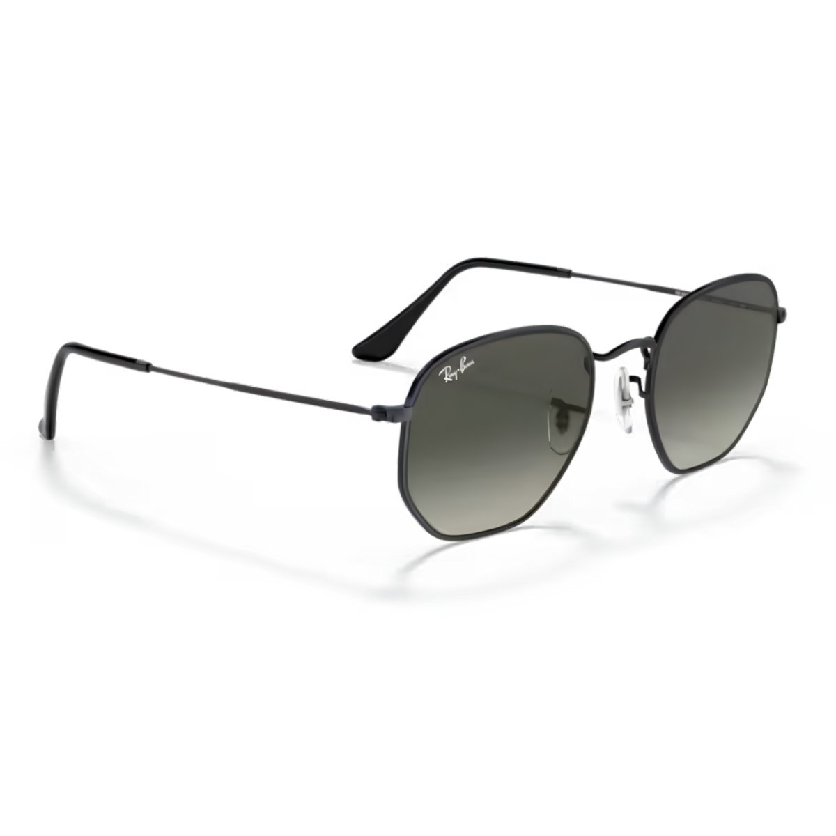 Oculos de Sol Ray-Ban Hexagonal Polido Preto RB3548 002/71 54 Preto 3