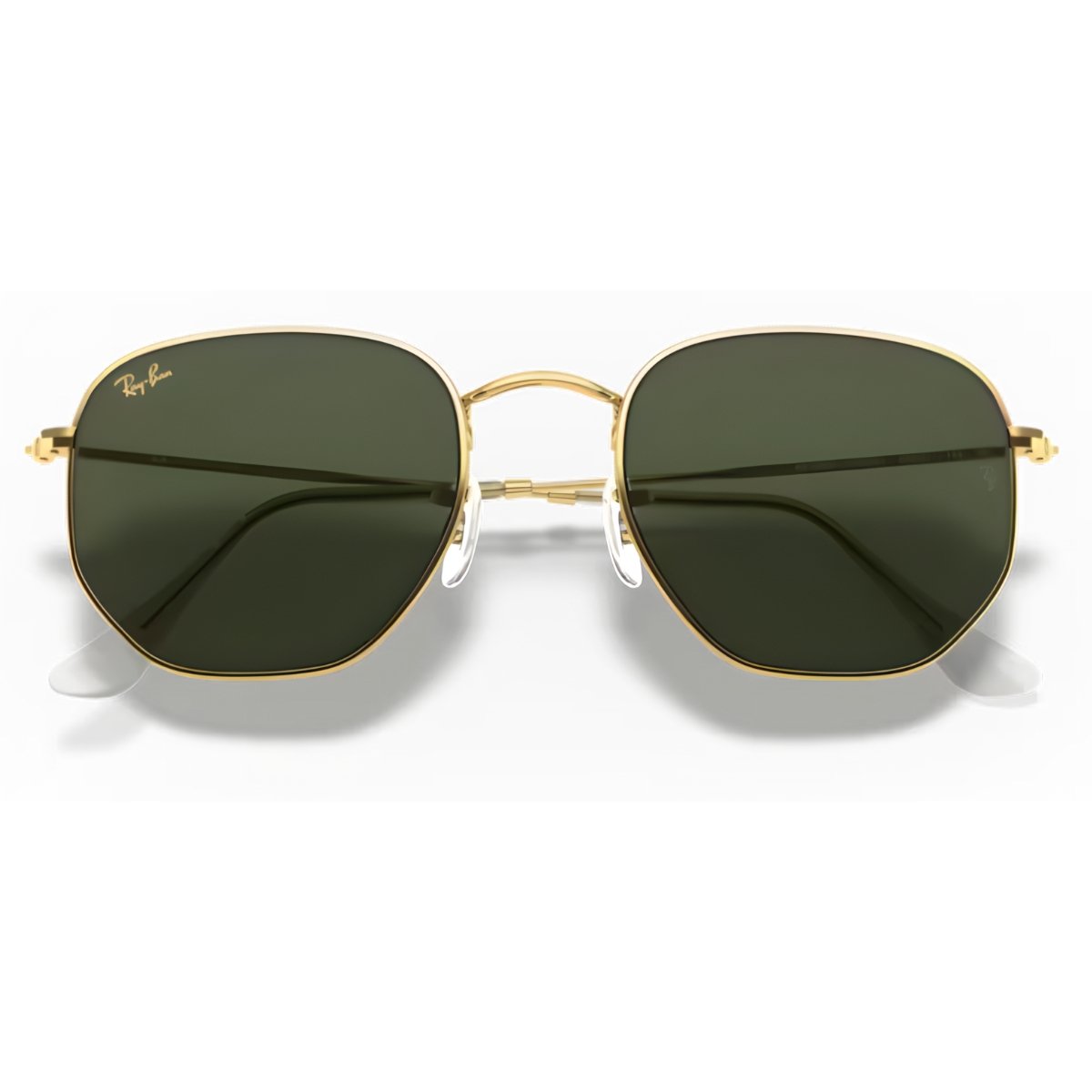 Oculos de Sol Ray-Ban Hexagonal Polido Ouro RB3548 919631 54 Dourado 6