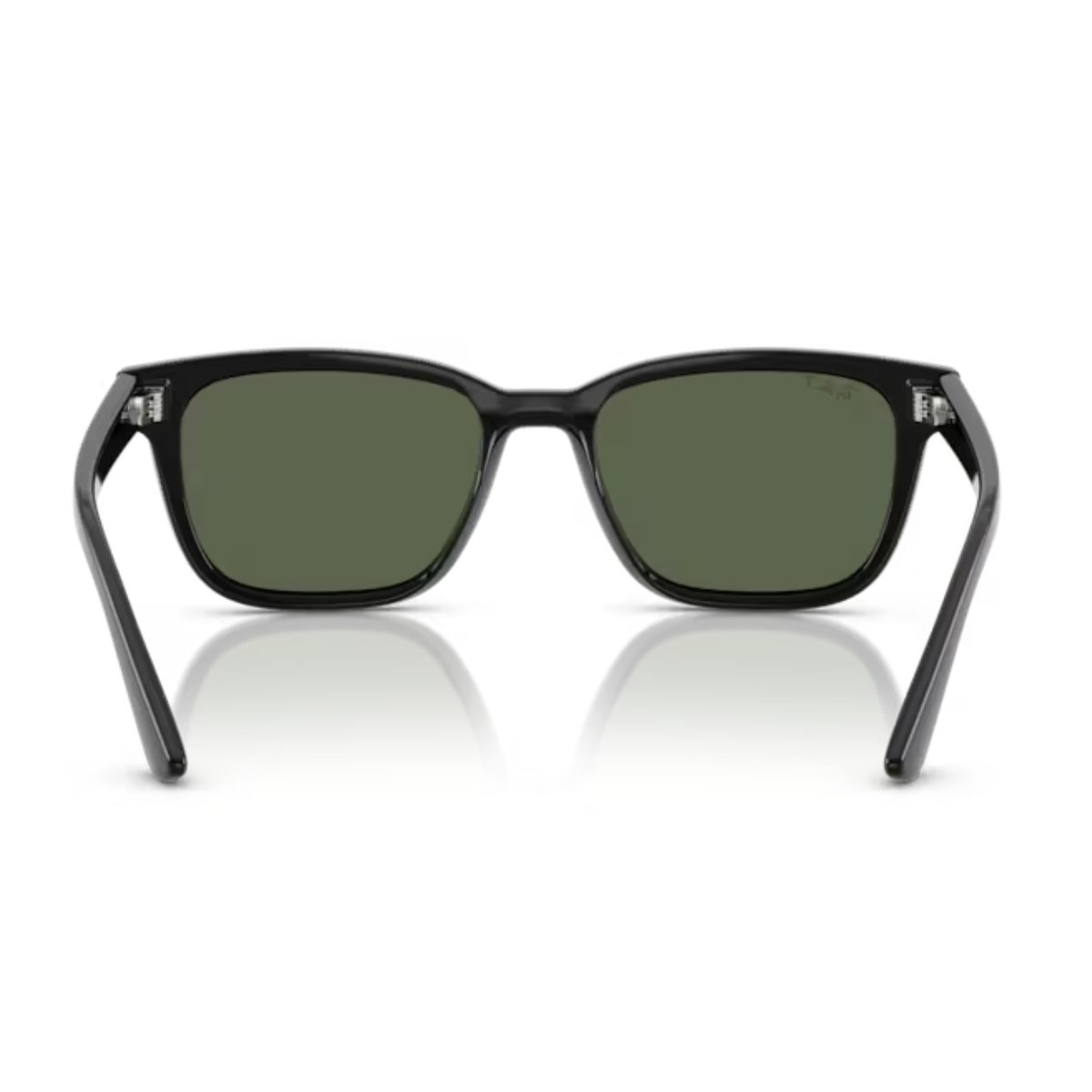 Oculos de Sol Ray-Ban Preto Polido Retangular Polarizado RB4448L Preto 4