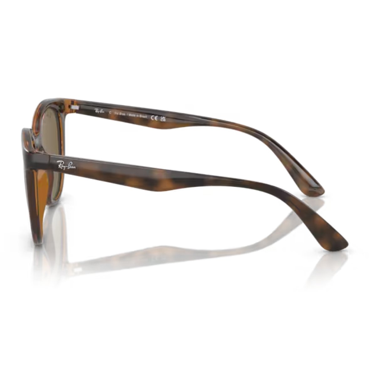 Oculos de Sol Ray-Ban Modelo RB4383L 710/7353 Havana Escuro Marrom 5